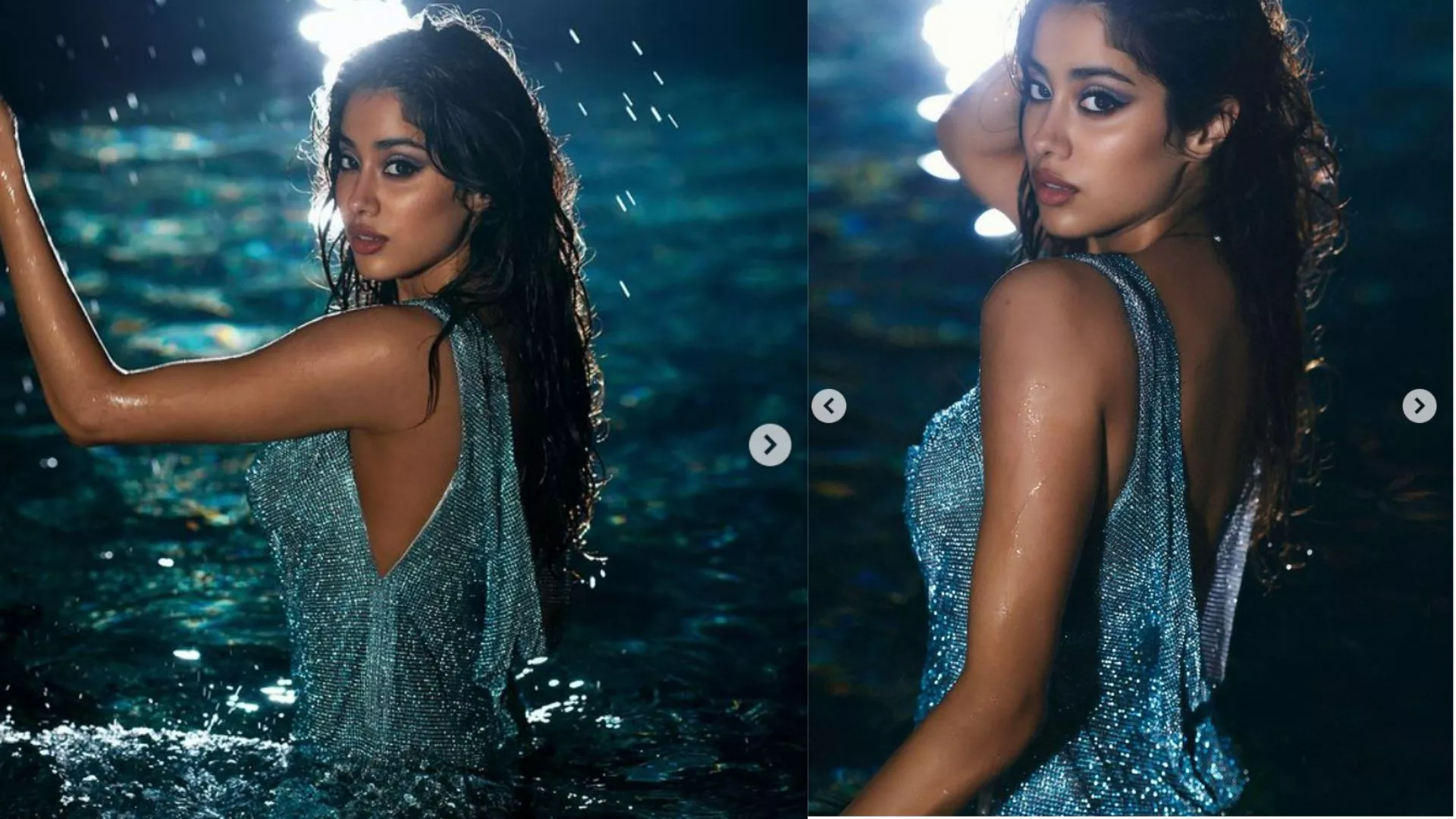 Jahnvi Kapoor loves water, her sexy pics in water will make you go crazy