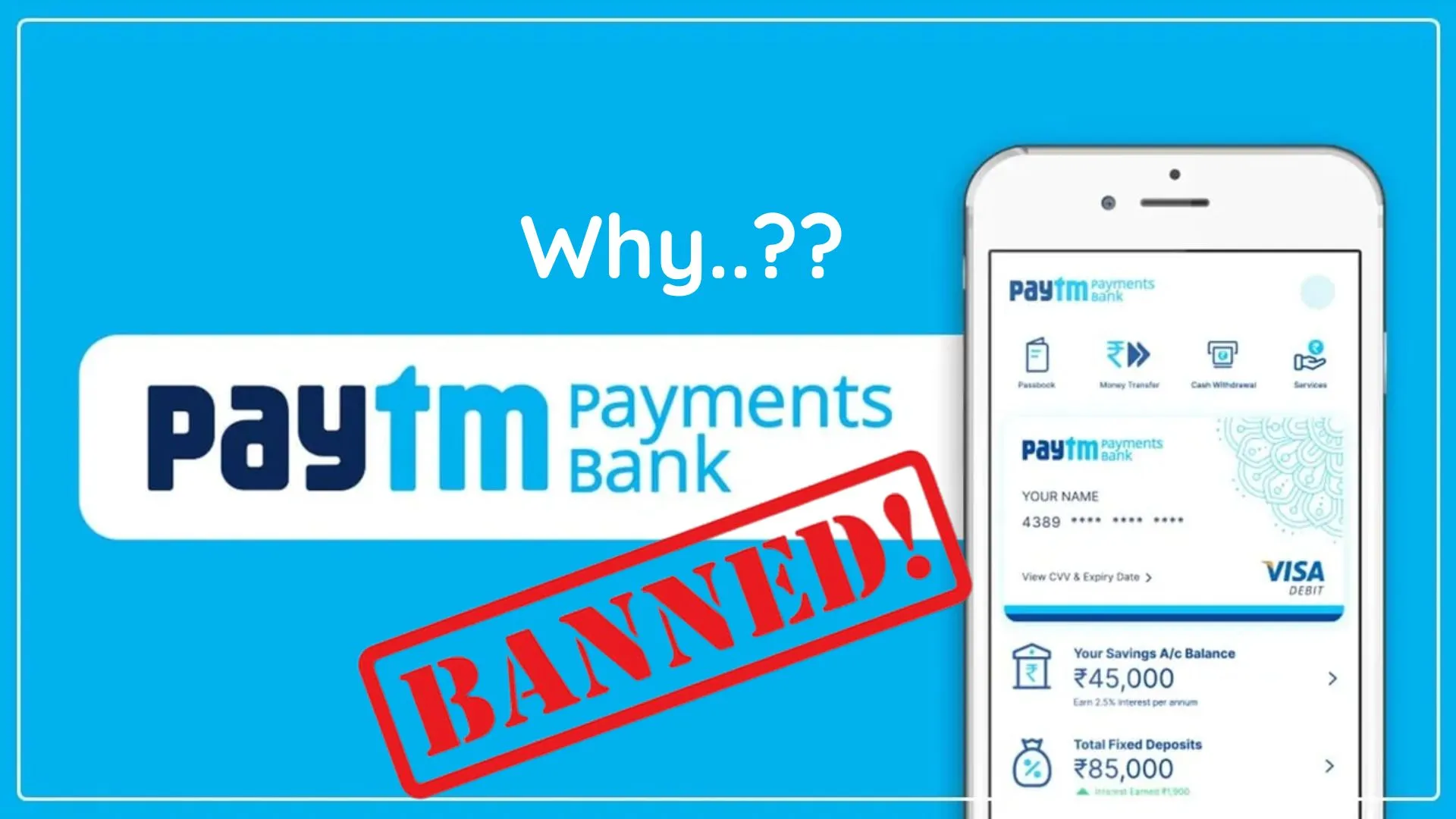 Why RBI banned Paytm Bank? 1000 accounts linked to same PAN