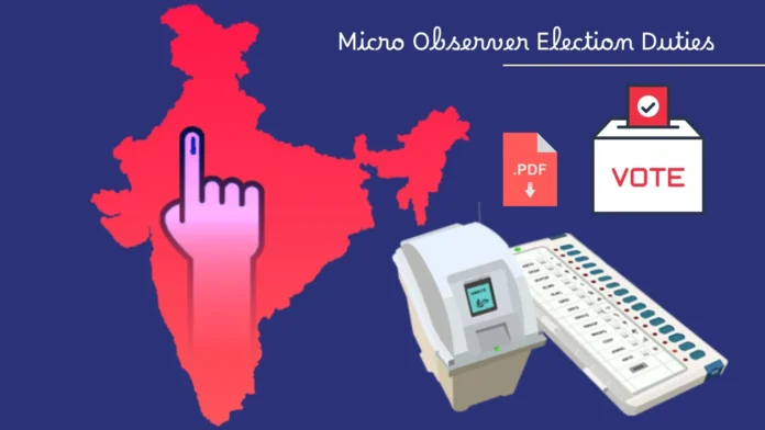 Micro Observer Election Duties and Format PDF