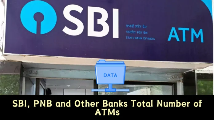 SBI, PNB and Other Banks Total Number of ATMs, Download Data