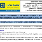 UCO Bank Apprentice Recruitment 2024, Graduates can Apply Online