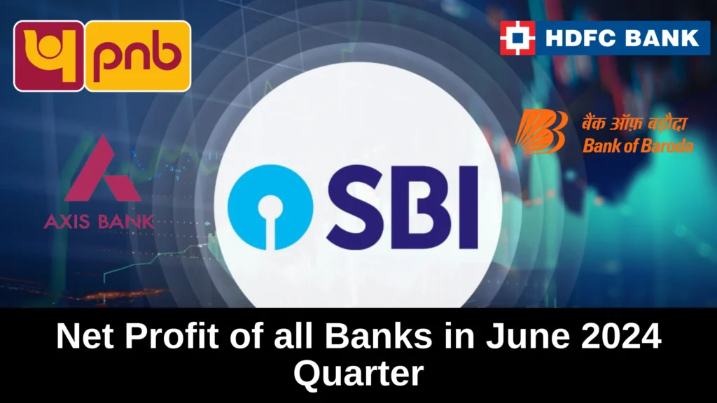 Net Profit of all Banks in June 2024 Quarter, Check Bank wise list