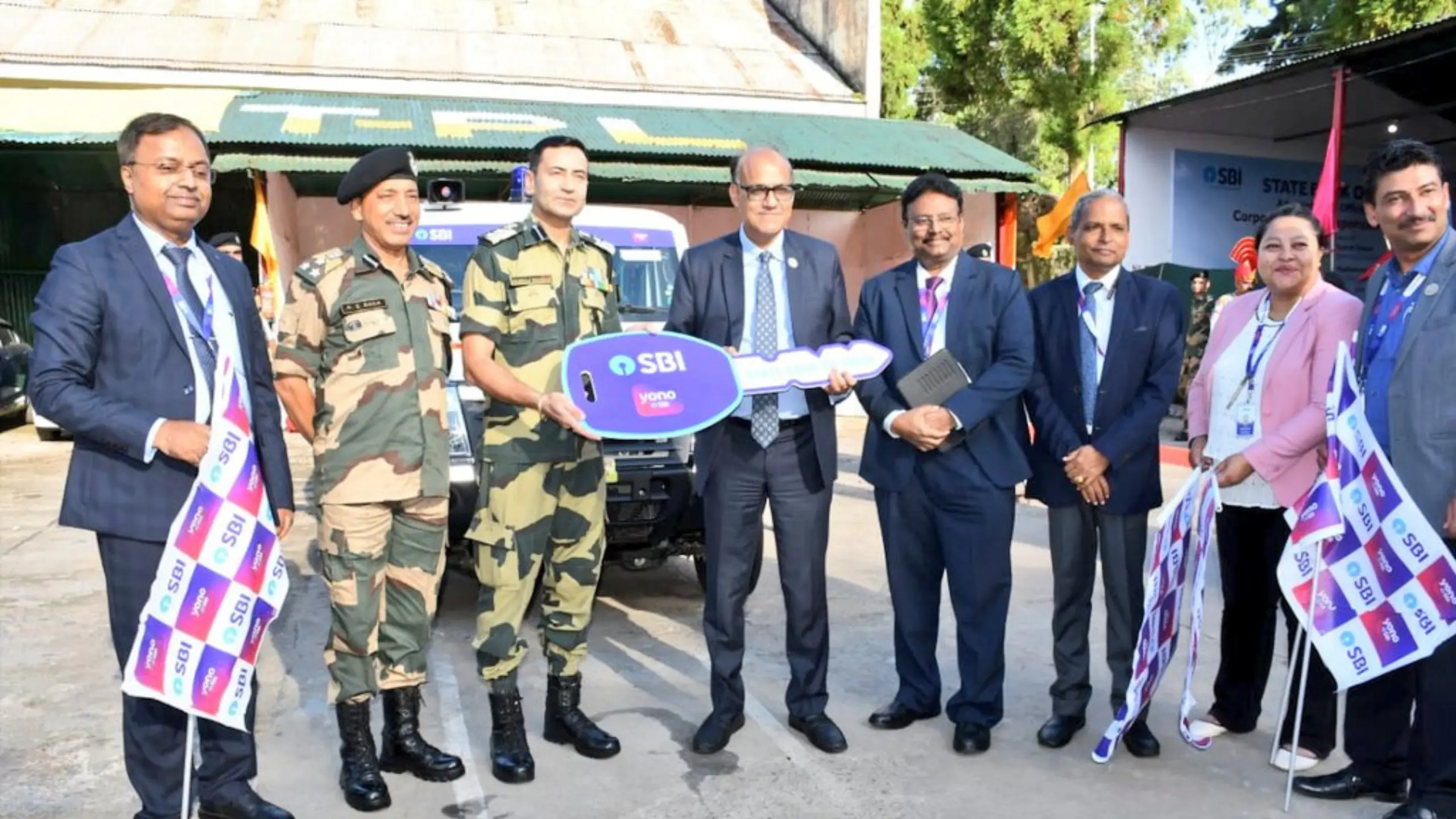 SBI Donates Modern Ambulance with Life Support System to BSF