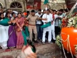 Viral Video: BJP MLA fell on Railway Track while inaugurating new Vande Bharat Train