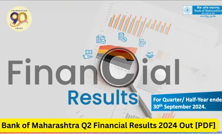 Bank of Maharashtra Q2 Financial Results 2024 Out [PDF]