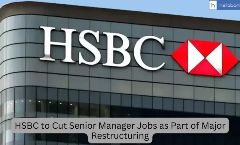 HSBC to Cut Senior Manager Jobs as Part of Major Restructuring