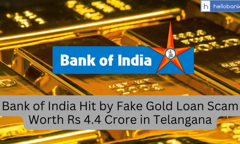 Bank of India Hit by Fake Gold Loan Scam Worth Rs 4.4 Crore in Telangana