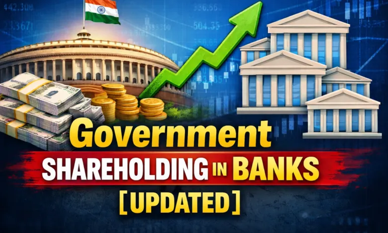 Government shareholding in Banks [Updated]