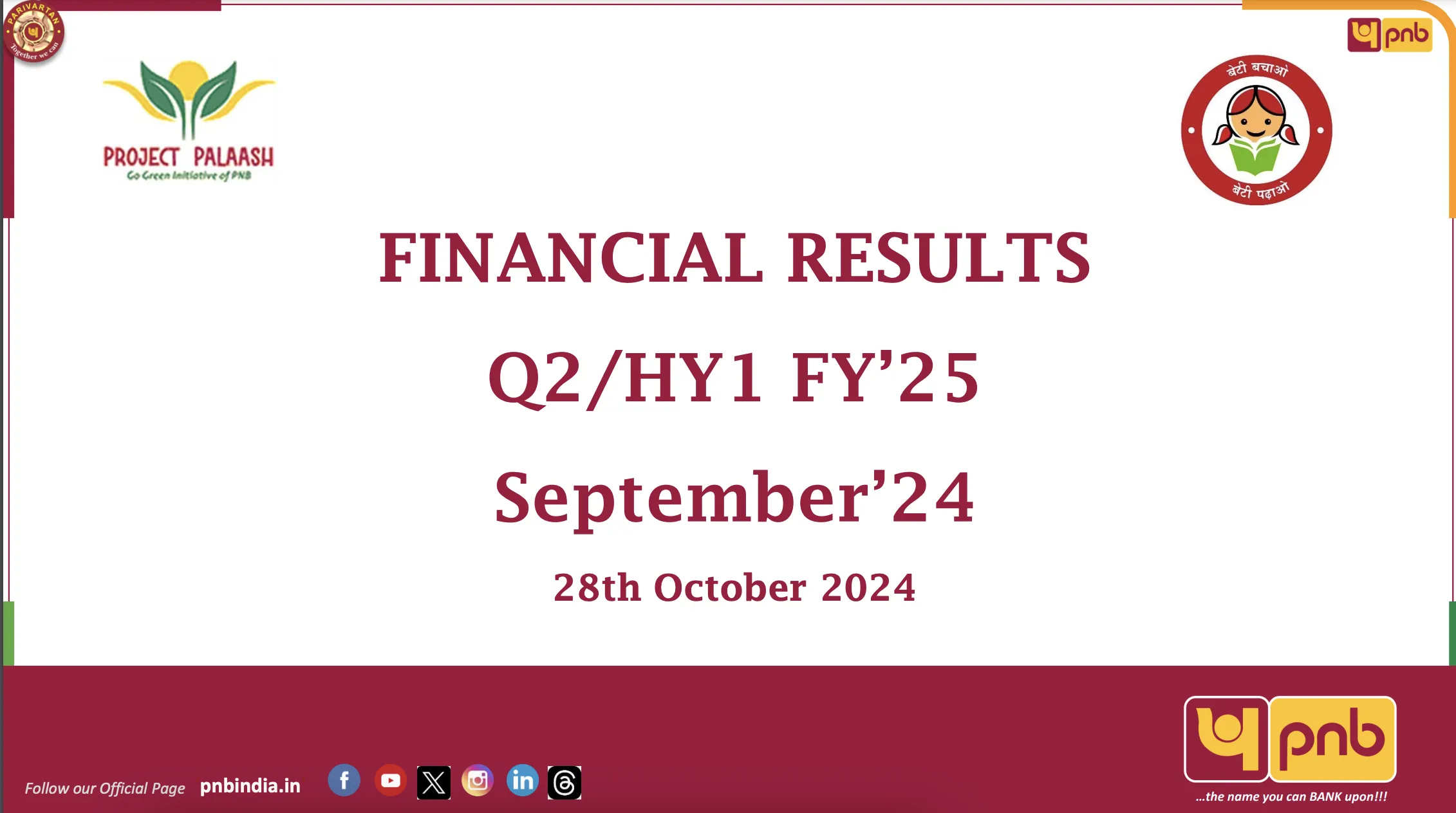 Punjab National Bank reports Rs.4303 crore profit for Q2, Check Financial Results