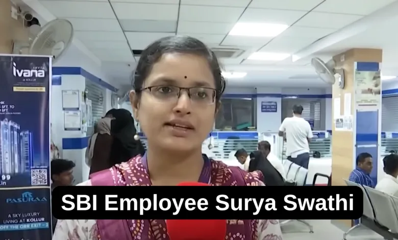 SBI Employee Surya Swathi saved senior citizen from losing lacs of rupees to Cyber Fraud