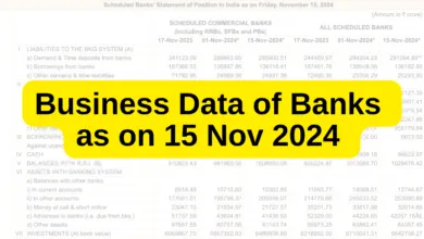 Business Data of Banks as on 15 Nov 2024 [PDF]