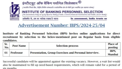 IBPS Recruitment 2024: Apply Online for Professor Post