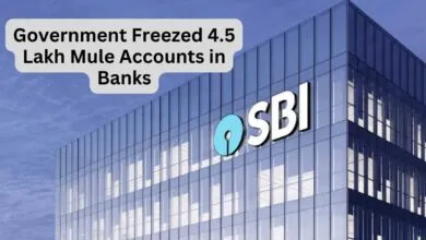 Government Freezed 4.5 Lakh Mule Accounts in Banks, Highest Accounts freezed in SBI and PNB