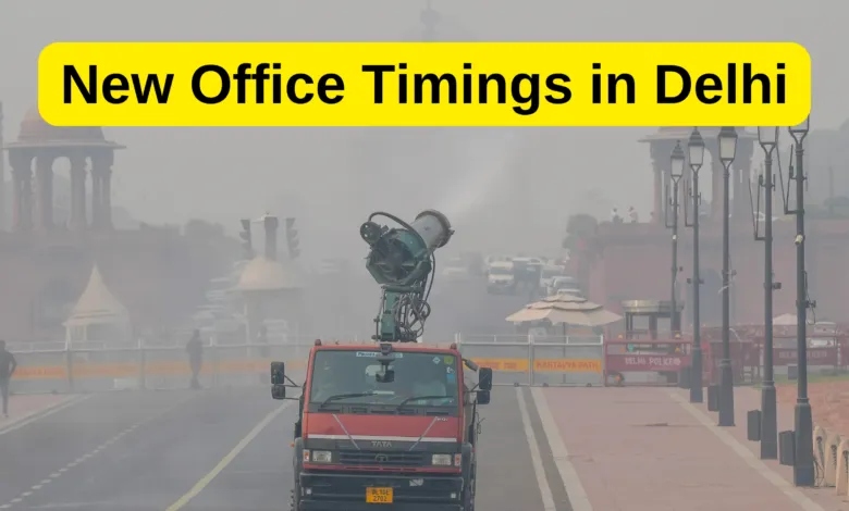 Government allowed New Office Timings for Employees due to Severe Air Quality in Delhi