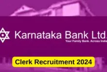 Karnataka Bank Clerk Recruitment 2024 Notification Out, Graduates can Apply Online, Salary Rs.59,000 per month