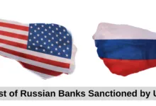 List of Russian Banks Sanctioned by US