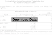 Monthly Data on India’s International Trade in Services as of October 2024 [PDF]