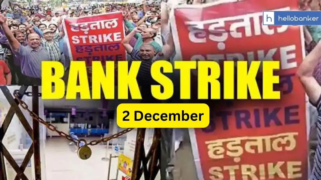 Bank Strike annnounced on 2nd December in Tamil Nadu and Puducherry