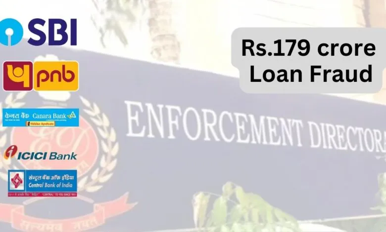 Rs.179 crore Loan Fraud in SBI, PNB, Canara, Central and ICICI Bank