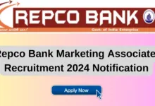 Repco Bank Marketing Associate Recruitment 2024 Notification Out, Direct Interview, No Written Exam