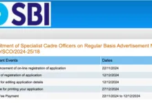 SBI SO Recruitment 2024 Notification Out, Apply Online for Specialist Officer Posts