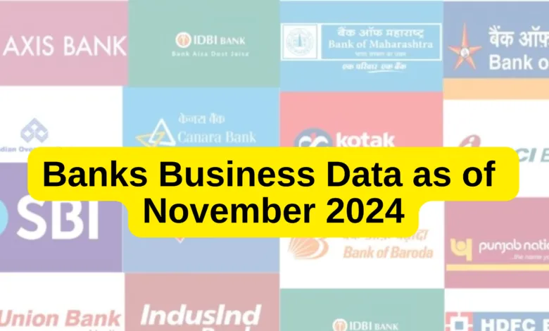 Banks Business Data as of November 2024