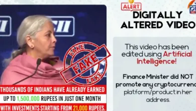 FM Nirmala Sitharaman's Deep Fake Video goes Viral on Social Media