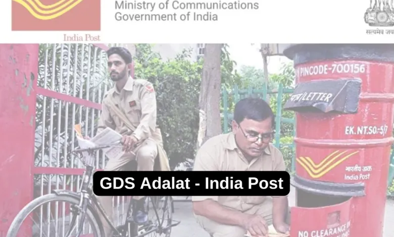 Govt has launched 'GDS Adalat' to solve issues of GDS Staff of India Post Office