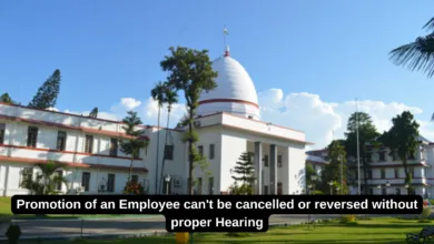 Promotion of an Employee can't be cancelled or reversed without proper Hearing