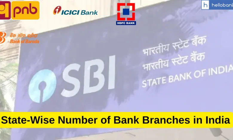 State-Wise Number of Bank Branches in India, Know Total Bank Branches in India