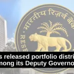 RBI has released portfolio distribution among its Deputy Governors