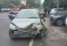 SBI Bank Cashier Injured in Major Accident in Faridabad while going to Bank