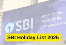 SBI Bank Holiday List 2025, Check Complete List of Holidays State Wise