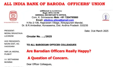 Bank of Baroda Officers Union Questions HR Policies: Are Officers Really Happy?