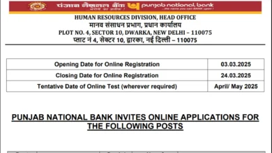 PNB Bank Specialist Officer (SO) Recruitment 2025 Notification Released for 350 Posts, Apply Online