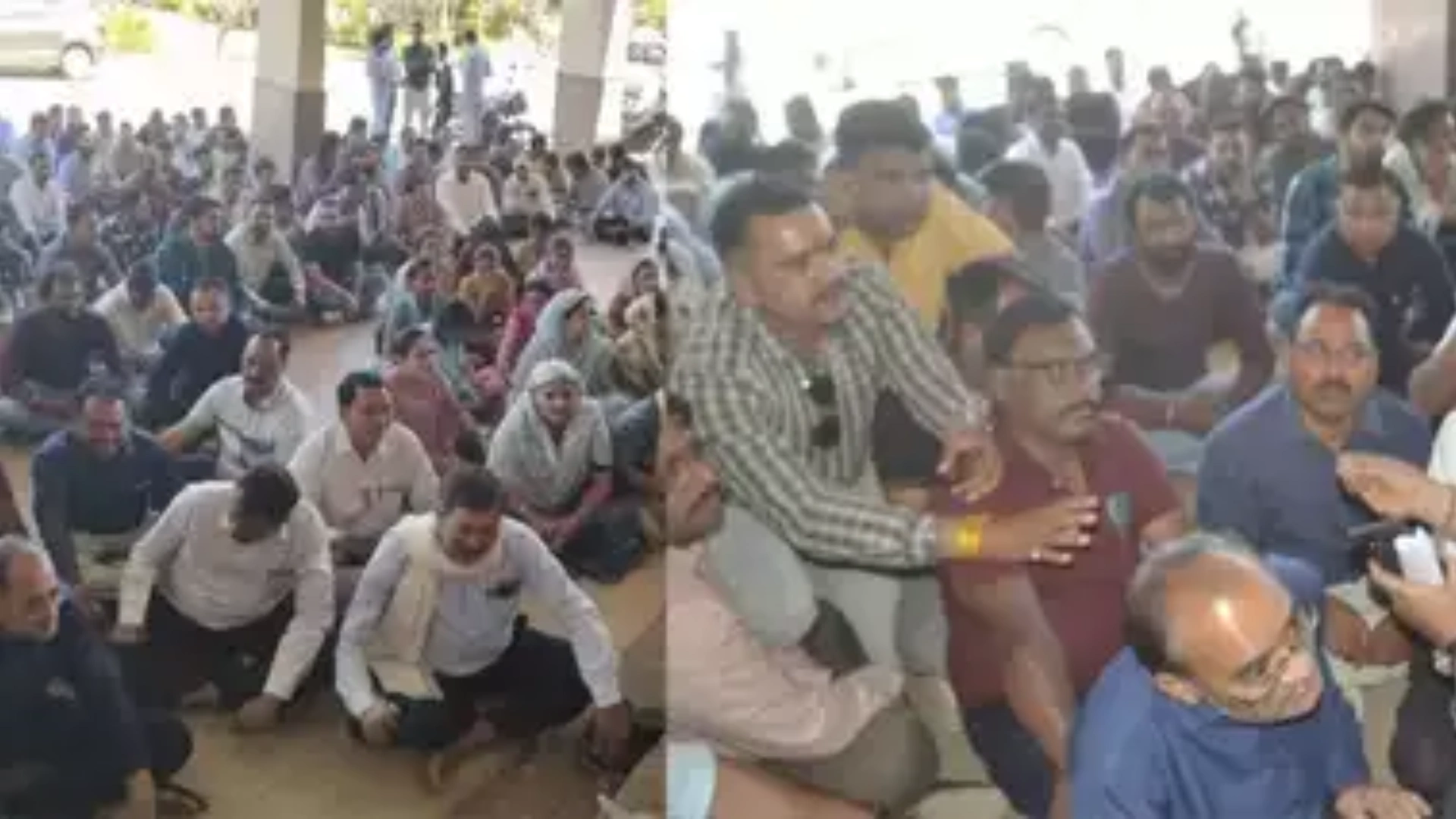 Patwaris Stage Protest in Ashoknagar, Demand Meeting with Collector
