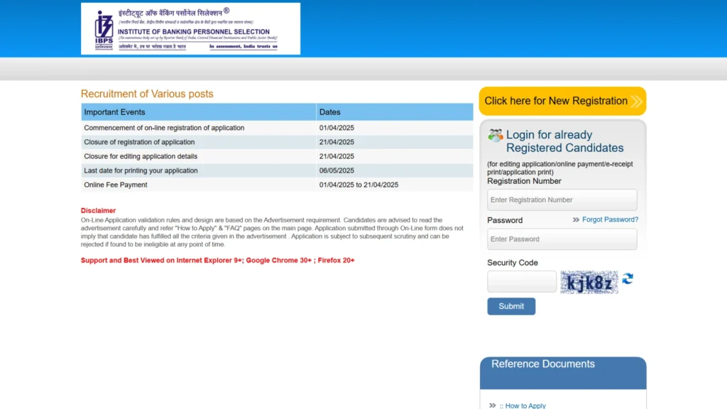 IBPS Professor & Data Analyst Recruitment 2025 Notification Released and Apply Online