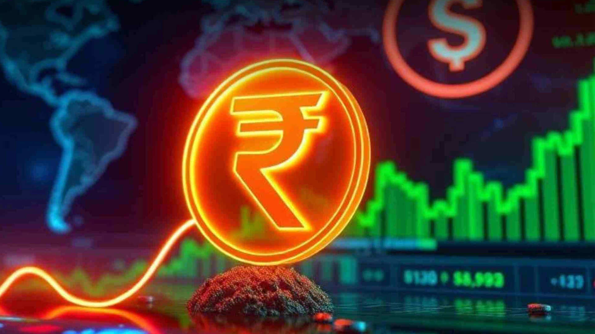 Indian Rupee Drops to ₹85.59 Amid Strong US Dollar and Rising Geopolitical Tensions