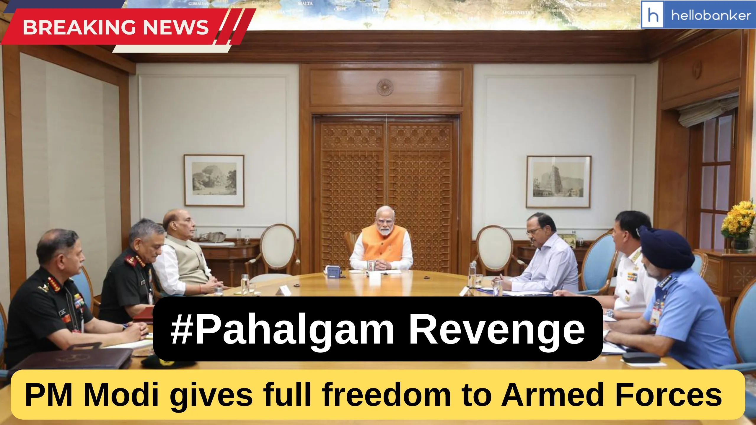 PM Modi gives full freedom to Armed Forces to take Revenge of Pahalgam Terrorist Attack