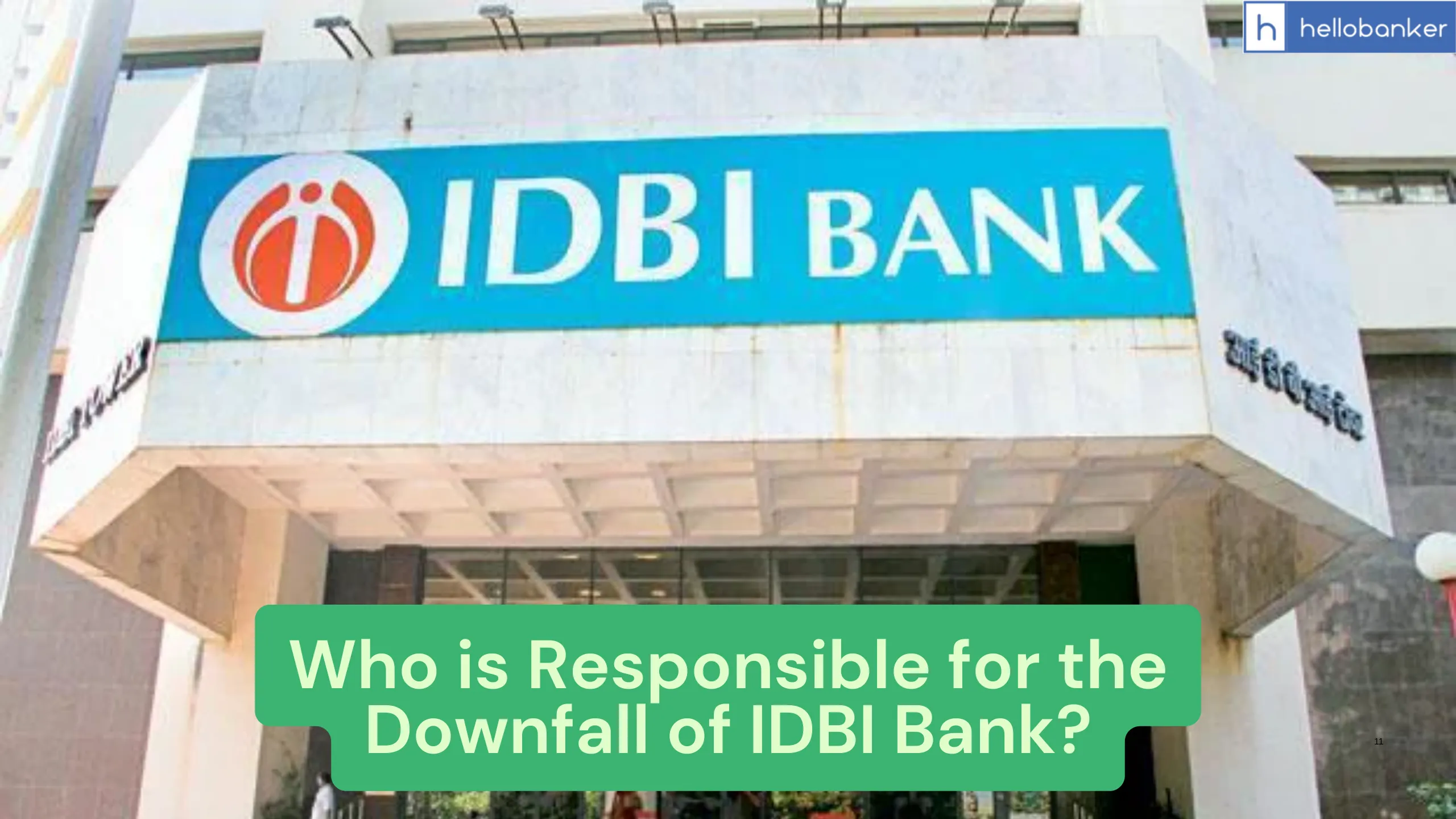 Who is Responsible for the Downfall of IDBI Bank?