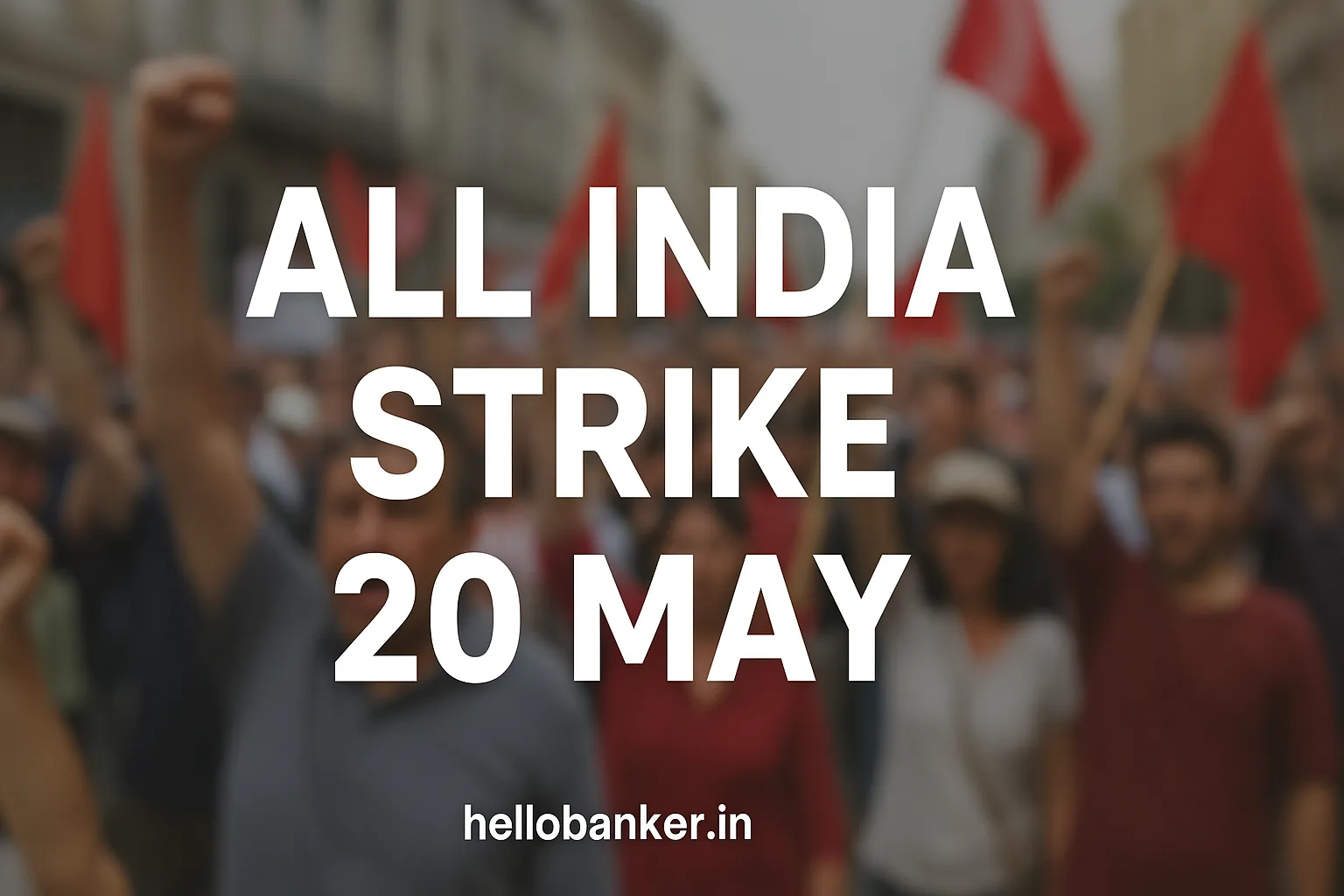 Nationwide Strike on 20 May by Govt Employees, Banks and Central Trade Unions announce Strike