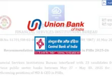 Asheesh Pandey recommended for MD&CEO of Union Bank, Kalyan Kumar for Central Bank