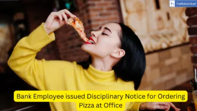 Bank Employee issued Disciplinary Notice for Ordering Pizza at Office