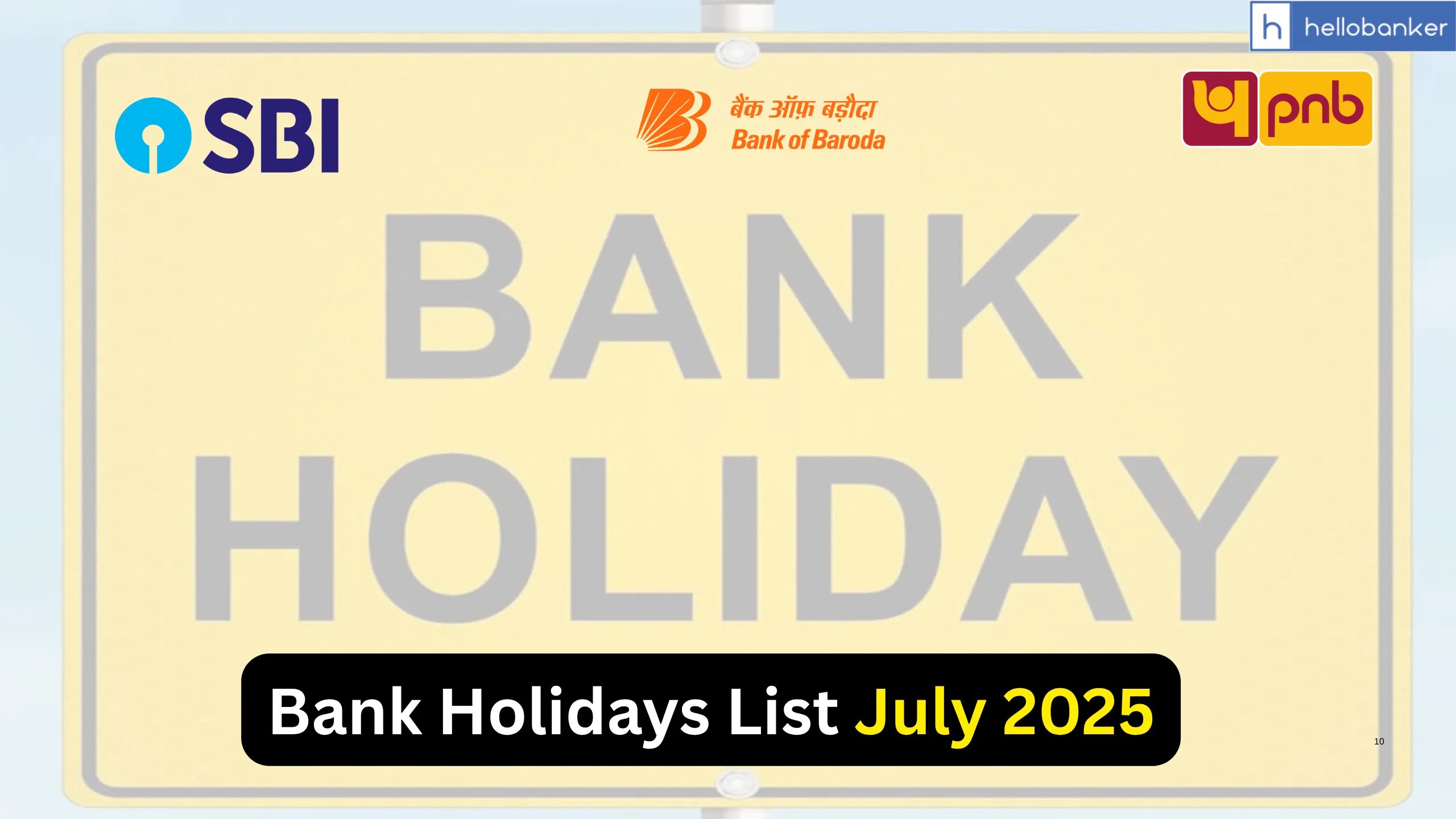 Bank Holidays July 2025, Check Complete List State Wise