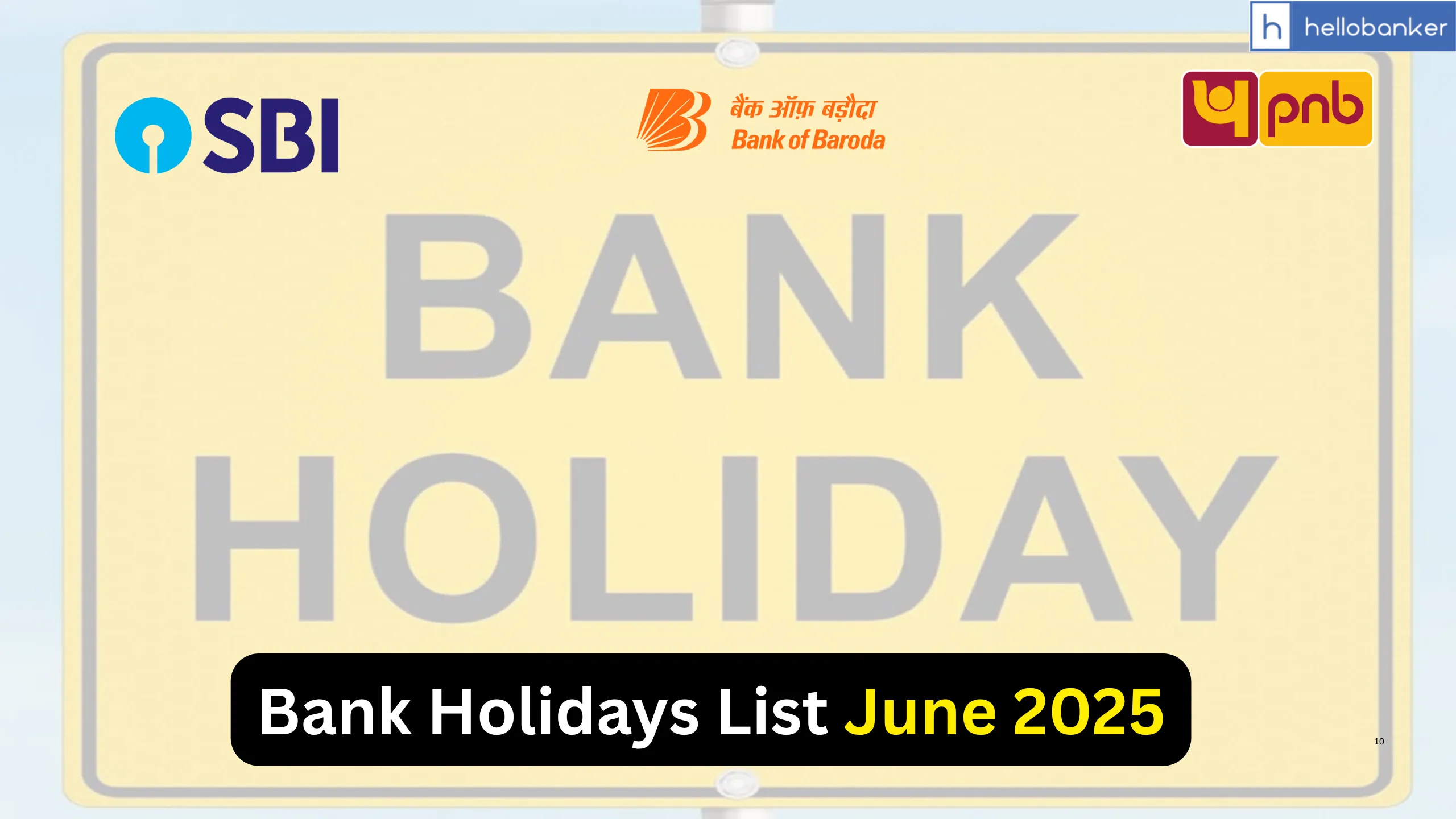Bank Holidays List June 2025, Check Complete List State Wise