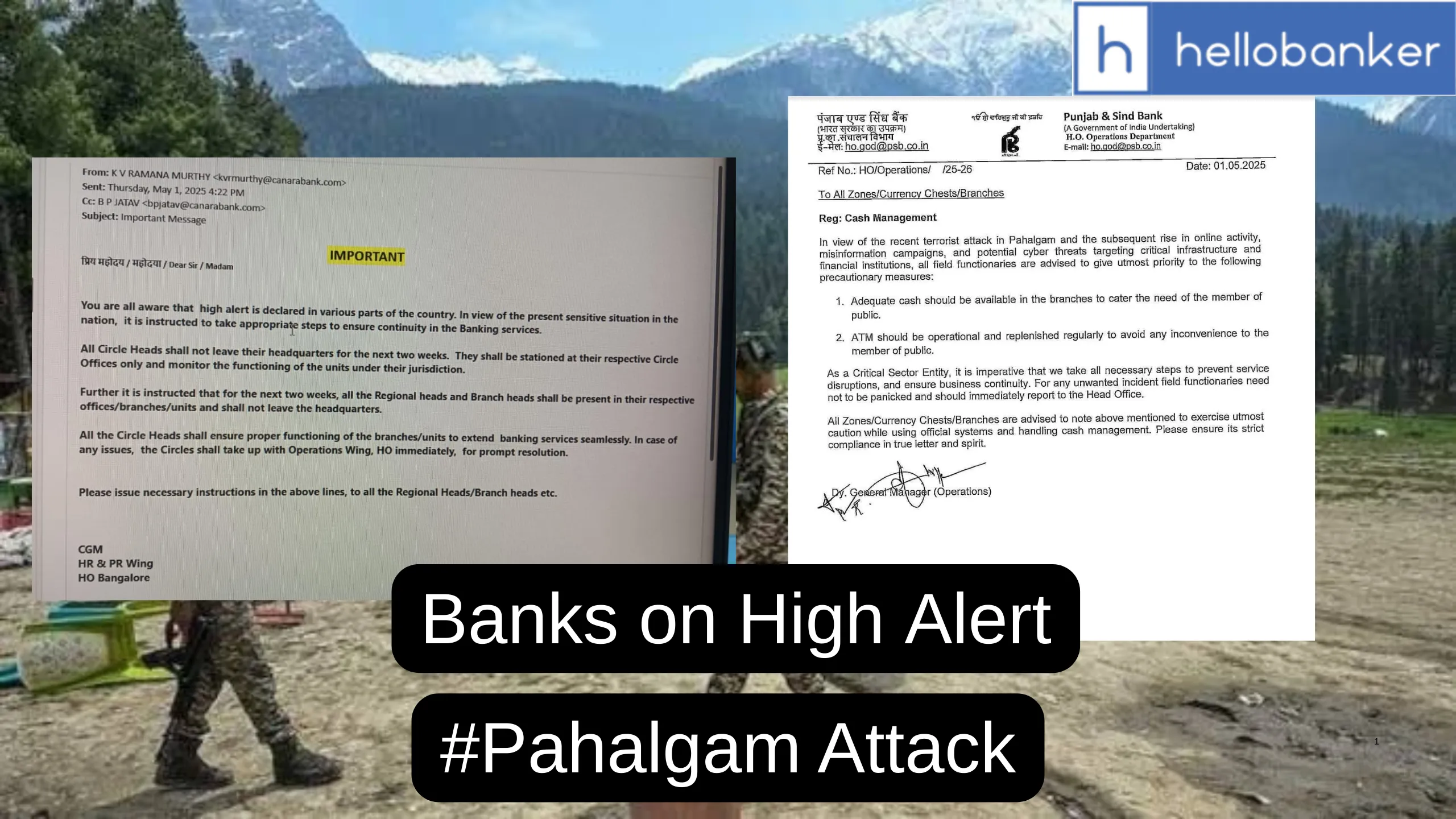 High Alert in India! Banks ask Staff not to leave Headquarters