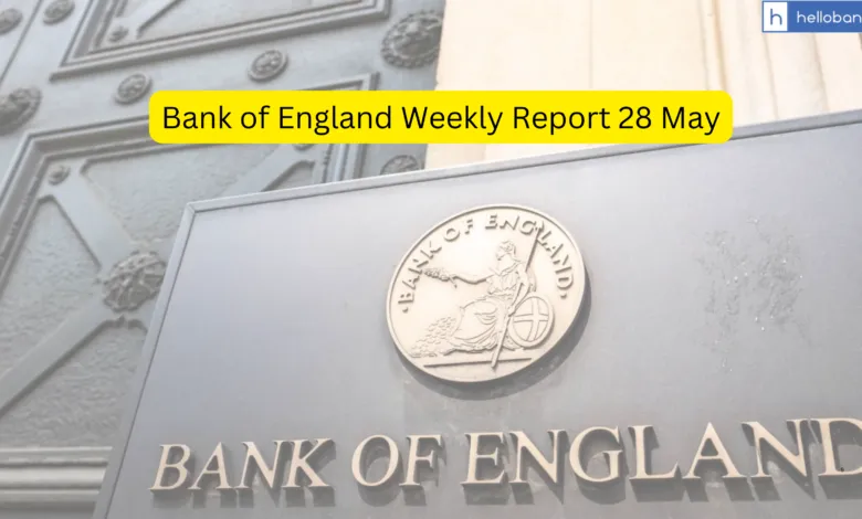 Bank of England Weekly Report 28 May