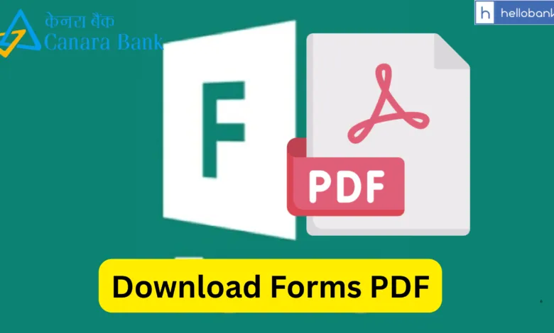 Canara Bank Forms Download PDF