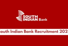 South Indian Bank Junior Officer Recruitment 2025 Notification Released and Apply Online