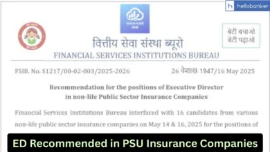 FSIB Recommends Five Candidates for Executive Director Posts in Public Sector Insurance Companies